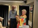 President Sue passing the chain of office to incoming President Paul